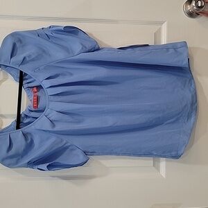 NWT Elle XS Opal Blue Blouse